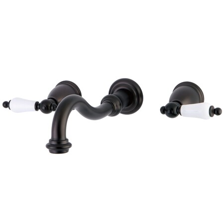 Kingston Brass Roman Tub Faucet, Oil Rubbed Bronze, Wall Mount KS3025PL